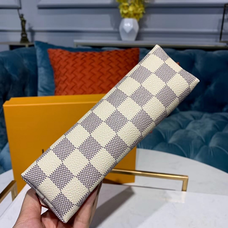 Replica Louis Vuitton Damier Azur Cosmetic Pouch N60024