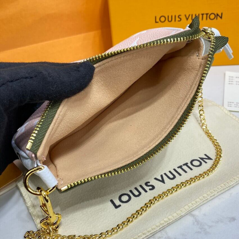 Replica Louis Vuitton Monogram Empreinte Leather Mini Pochette Accessoires M81284