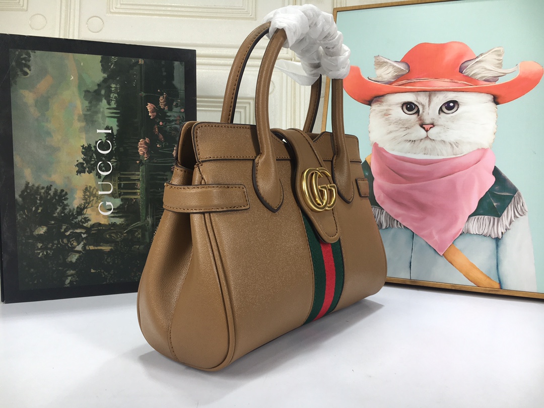 Replica Gucci Small Top Handle Bag With Double G