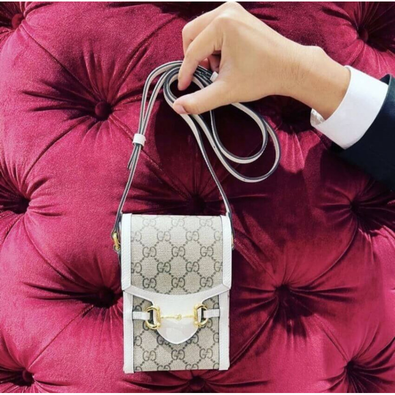 Replica Gucci Gg Supreme Horsebit 1955 Mini Bag 625615