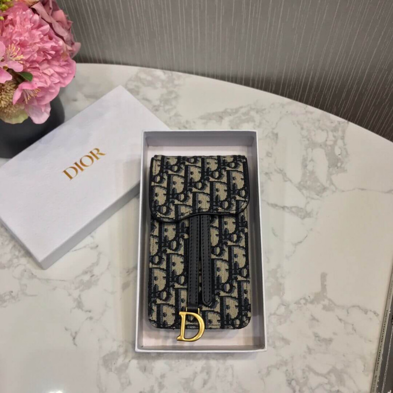 Replica Christian Dior Oblique Saddle Chain For Phone M019