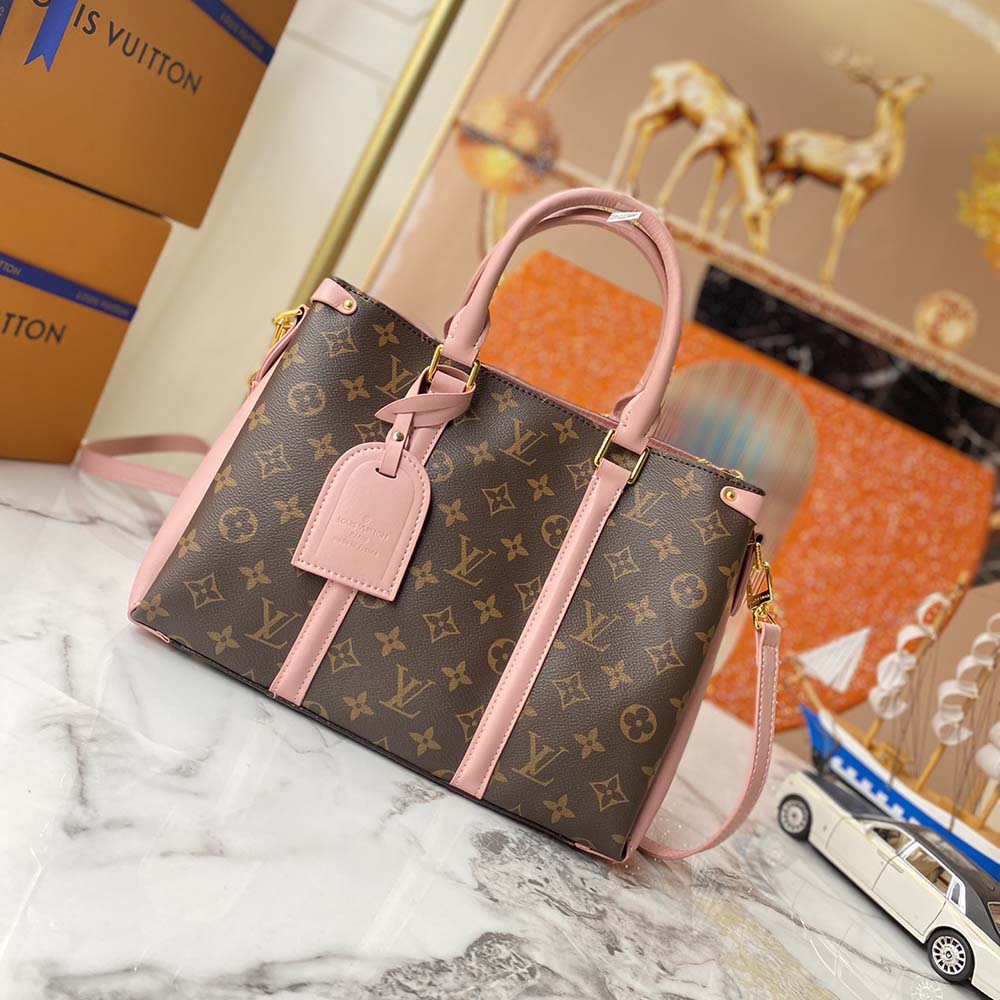 Replica Louis Vuitton Monogram Canvas Soufflot Mm