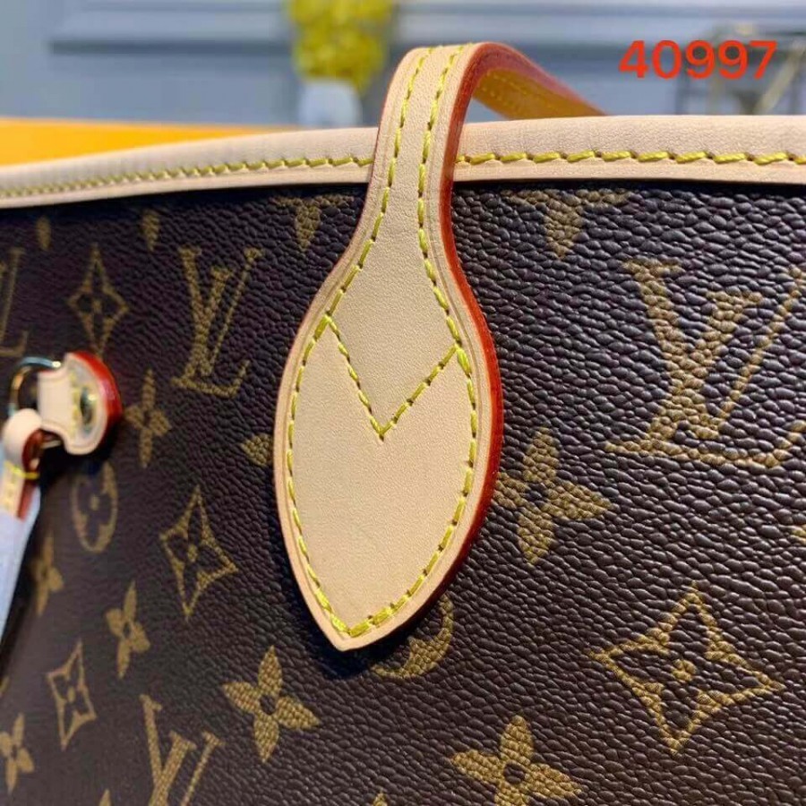 Replica Louis Vuitton Monogram Canvas Neverfull Mm M40997 Yellow
