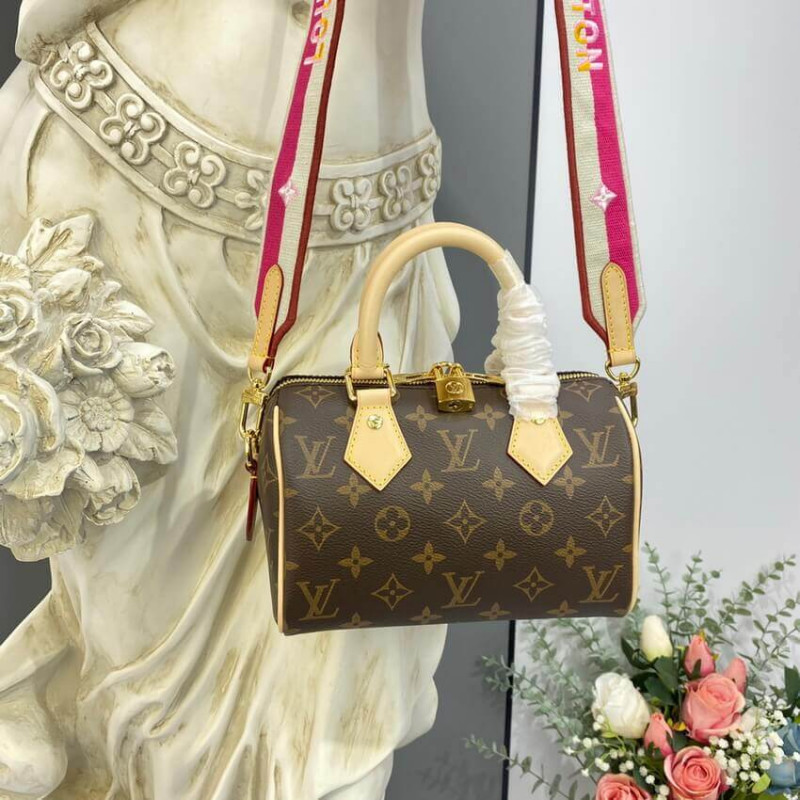 Replica Louis Vuitton Monogram Speedy Bandouliere 20 M45948 Fuchsia
