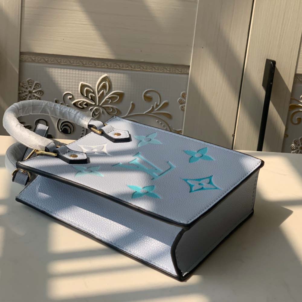 Replica Louis Vuitton Petit Sac Plat M80449 Blue/Pink/Beige