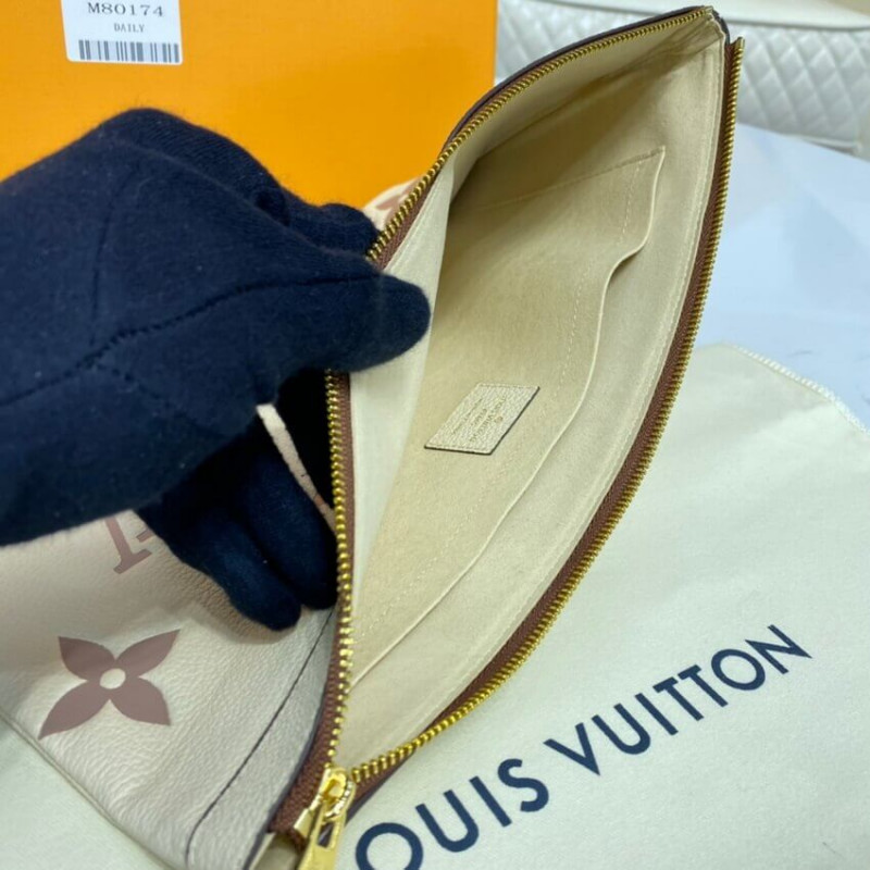 Replica Louis Vuitton Daily Pouch M80174 Cream