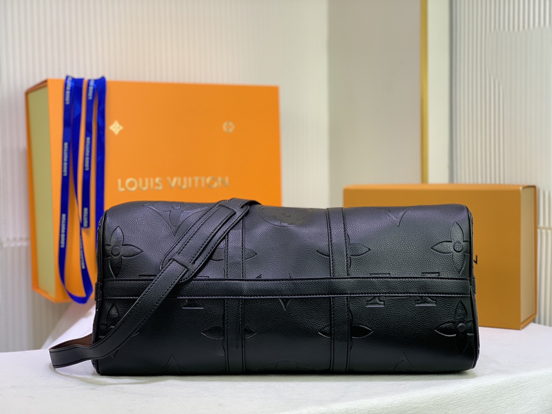 Replica Louis Vuitton Empreinte Leather Keepall Bandouliere 45