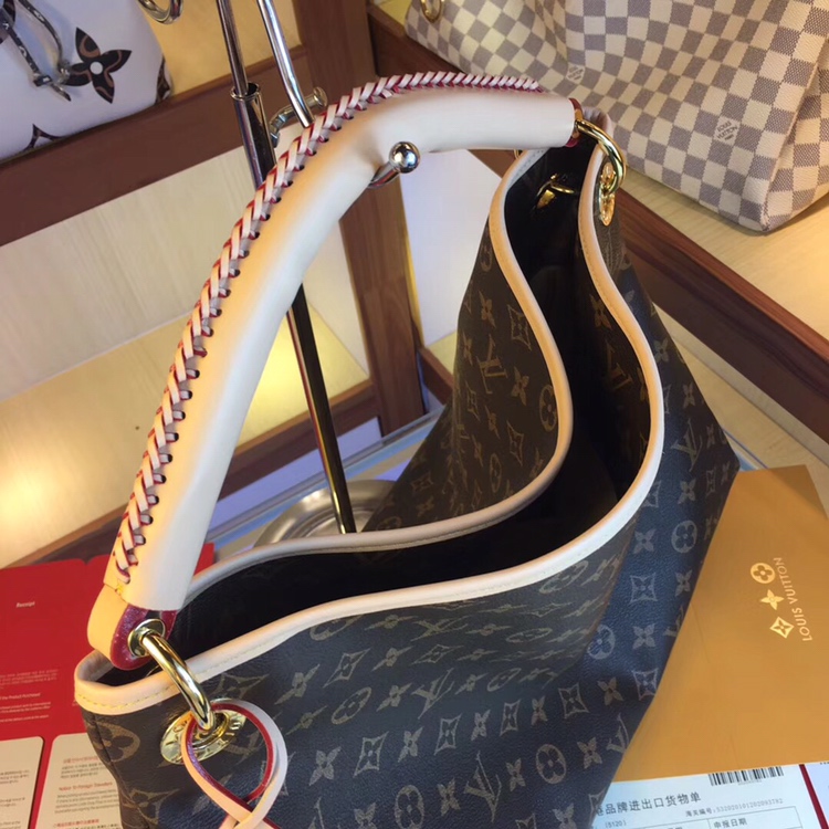 Replica Louis Vuitton Artsy Mm M44869 White/Brown