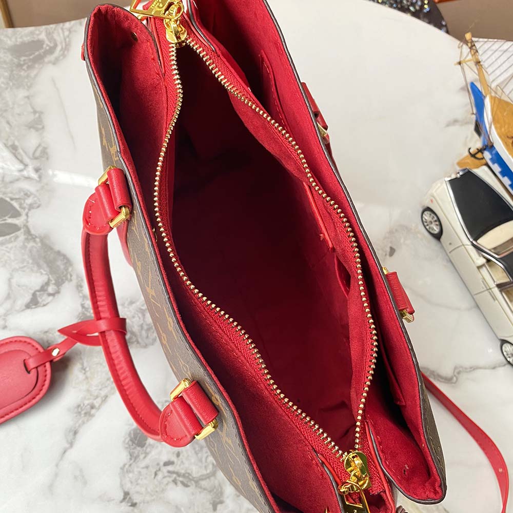 Replica Louis Vuitton Monogram Canvas Soufflot Mm