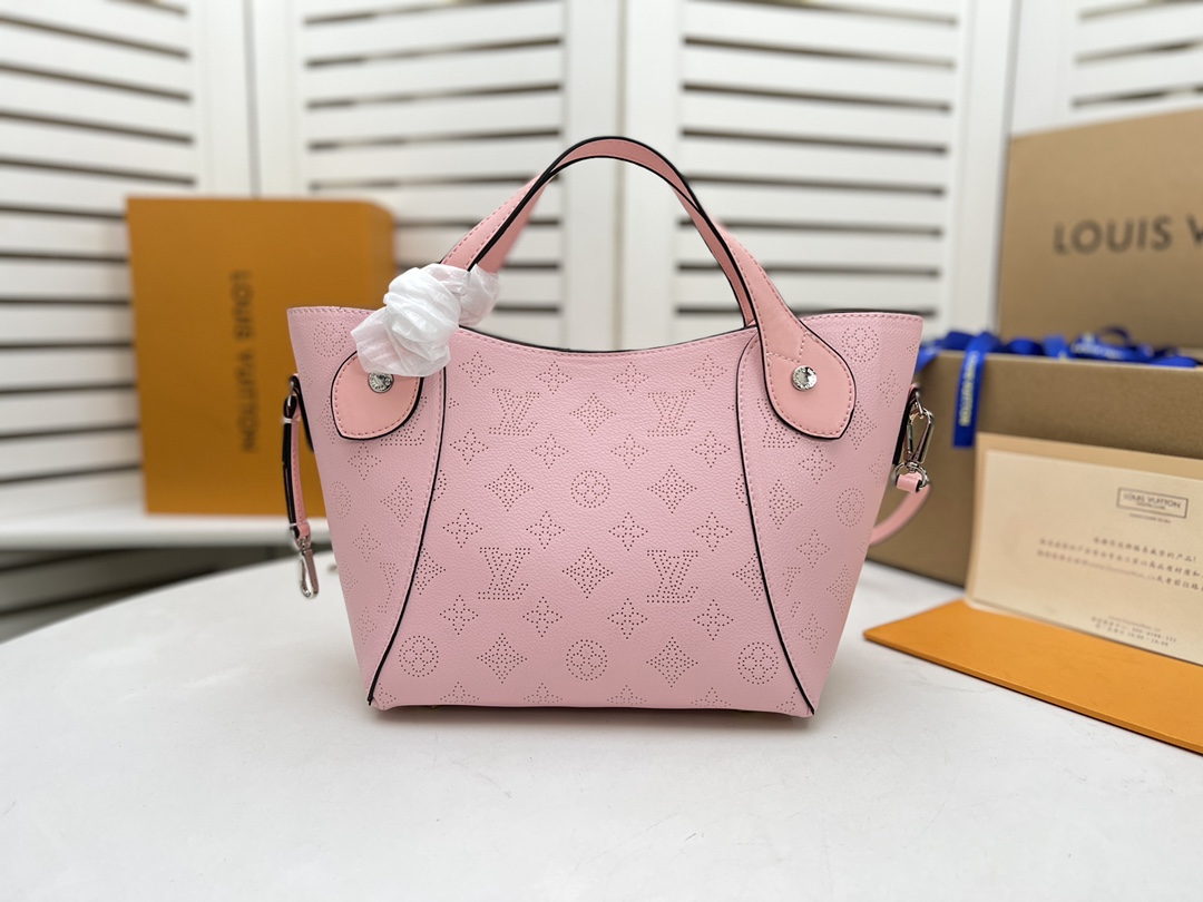 Replica Louis Vuitton Hina Pm- Beige/Pink/White