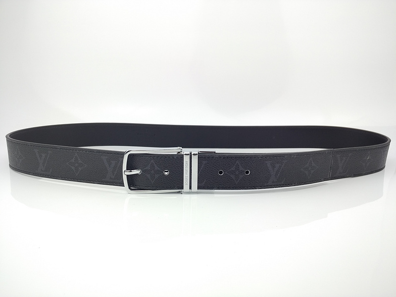 Replica Louis Vuitton Belt L166-80 35Mm Silver