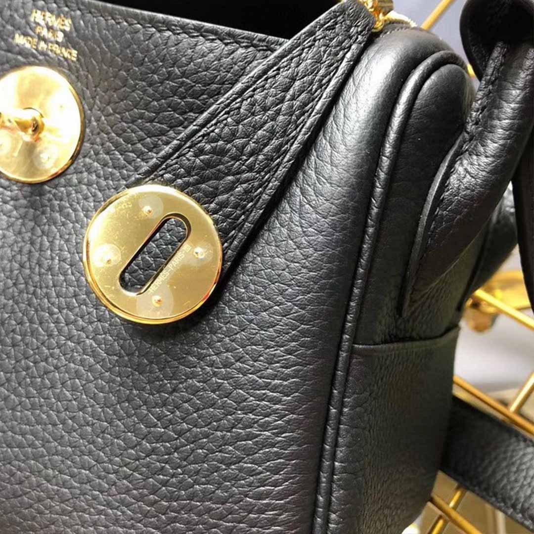 Replica Hermes Aaa-Lindy Mini Bag H079086Ck37 Black/Red/Grey