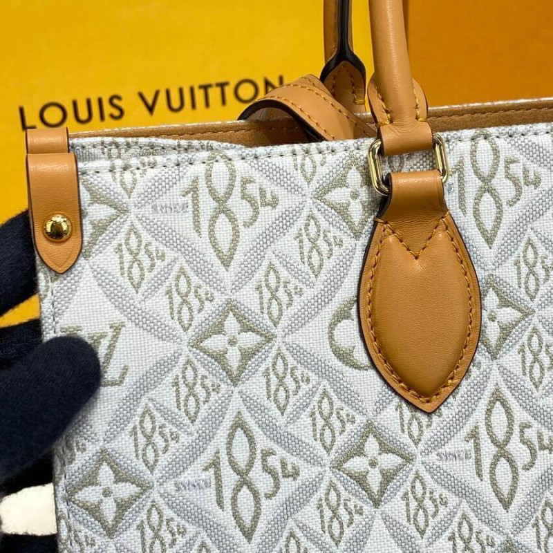 Replica Louis Vuitton Since 1854 Jacquard Textile Onthego Mm M59614