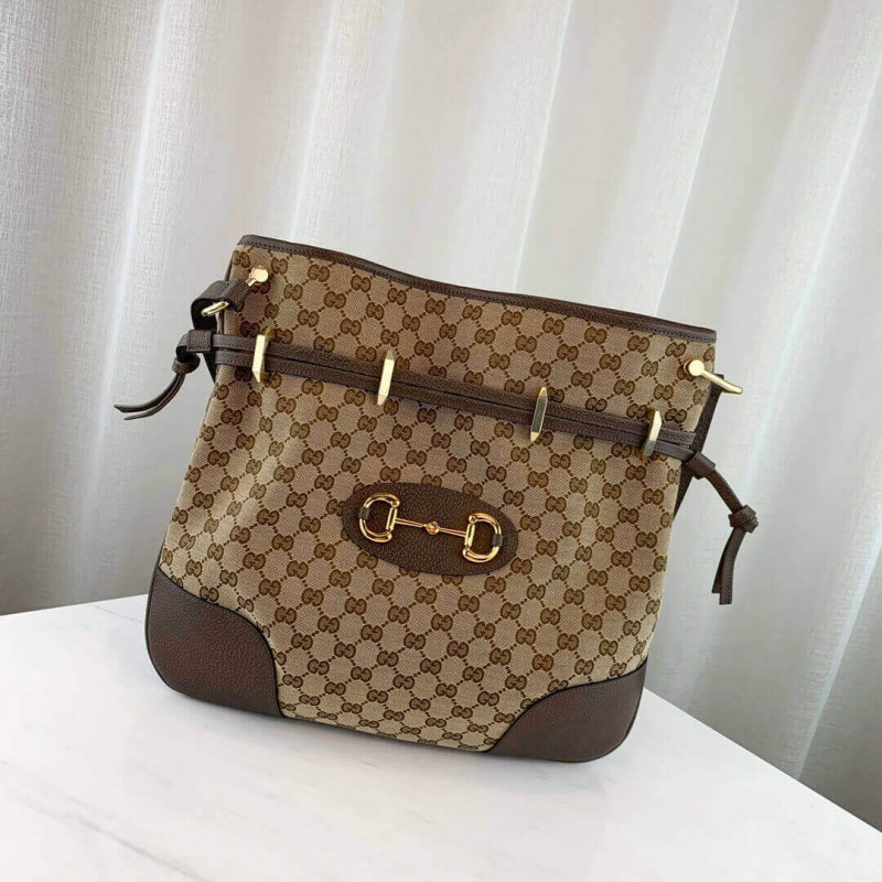 Replica Gucci 1955 Horsebit Gg Canvas Messenger Bag 602089