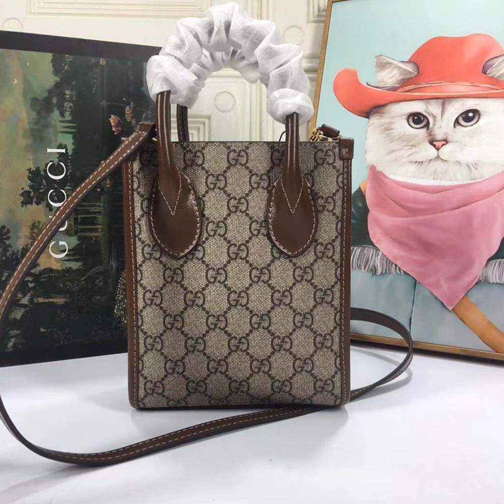 Replica Gucci Mini Tote Bag With Interlocking G 671623