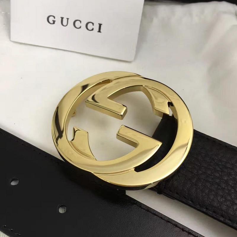 Replica Gucci Belt B2- Gold Buckle 40Mm