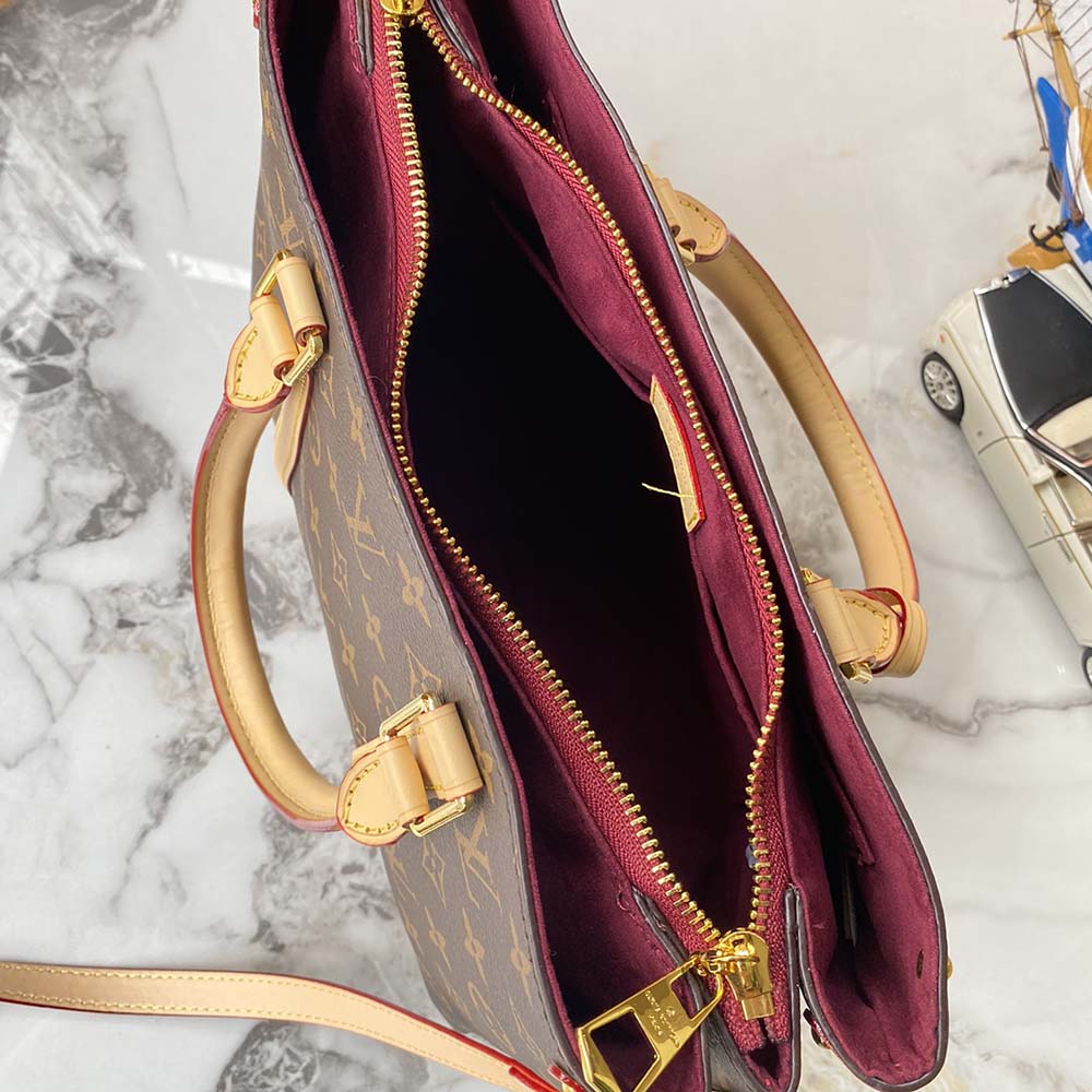 Replica Louis Vuitton Monogram Canvas Soufflot Mm