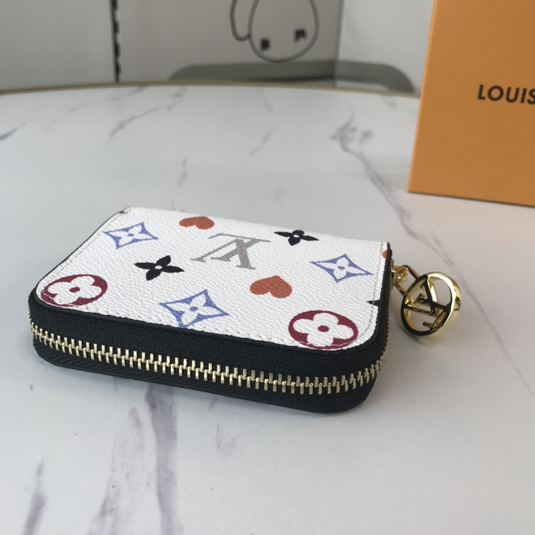 Replica Louis Vuitton Game On Zippy Coin Purse M80305 Black/White