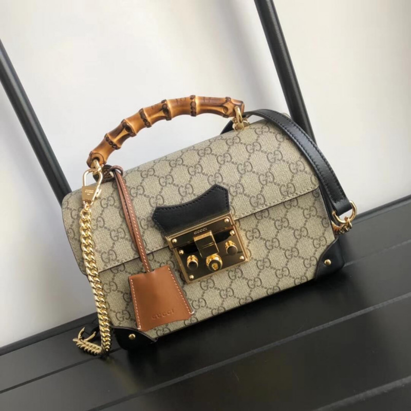 Replica Gucci Padlock Gg Small Bamboo Shoulder Bag 603221