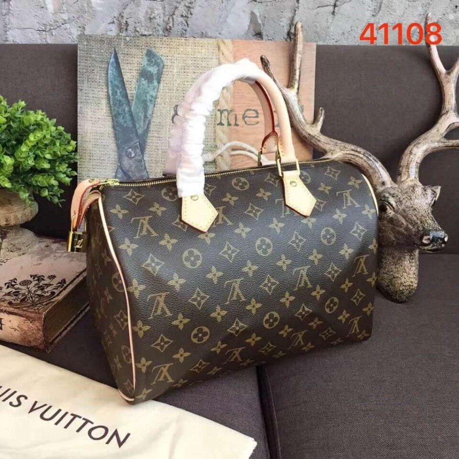 Replica Louis Vuitton Monogram Canvas Speedy 30 M41108