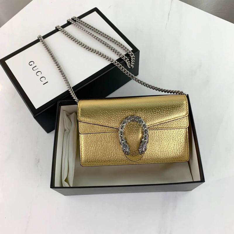 Replica Gucci Gold Dionysus Super Mini Bag 476432