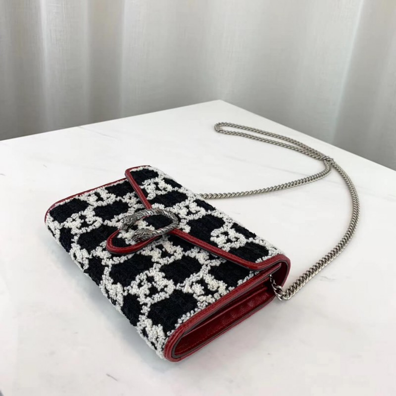 Replica Gucci Dionysus Gg Tweed Mini Bag 401231