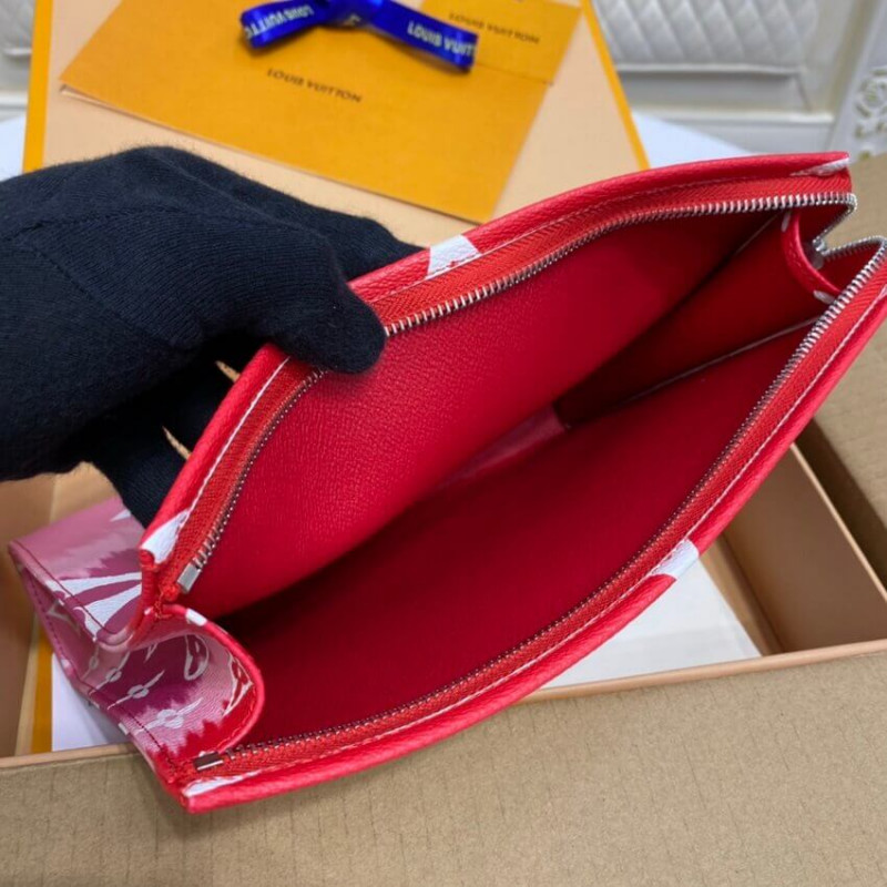 Replica Louis Vuitton Lv Escale Toiletry Pouch 26 M69138 Red