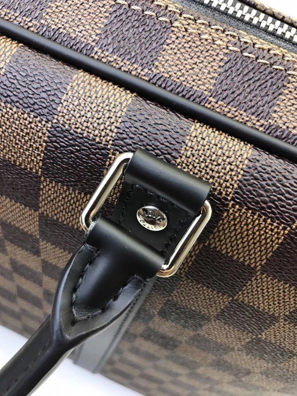 Replica Louis Vuitton Porte-Documents Voyage Pm N41466 Brown Plaid