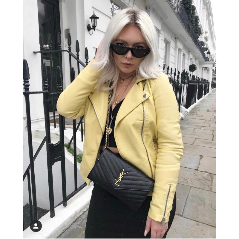 Replica Saint Laurent Monogram Envelope Chain Wallet 377828