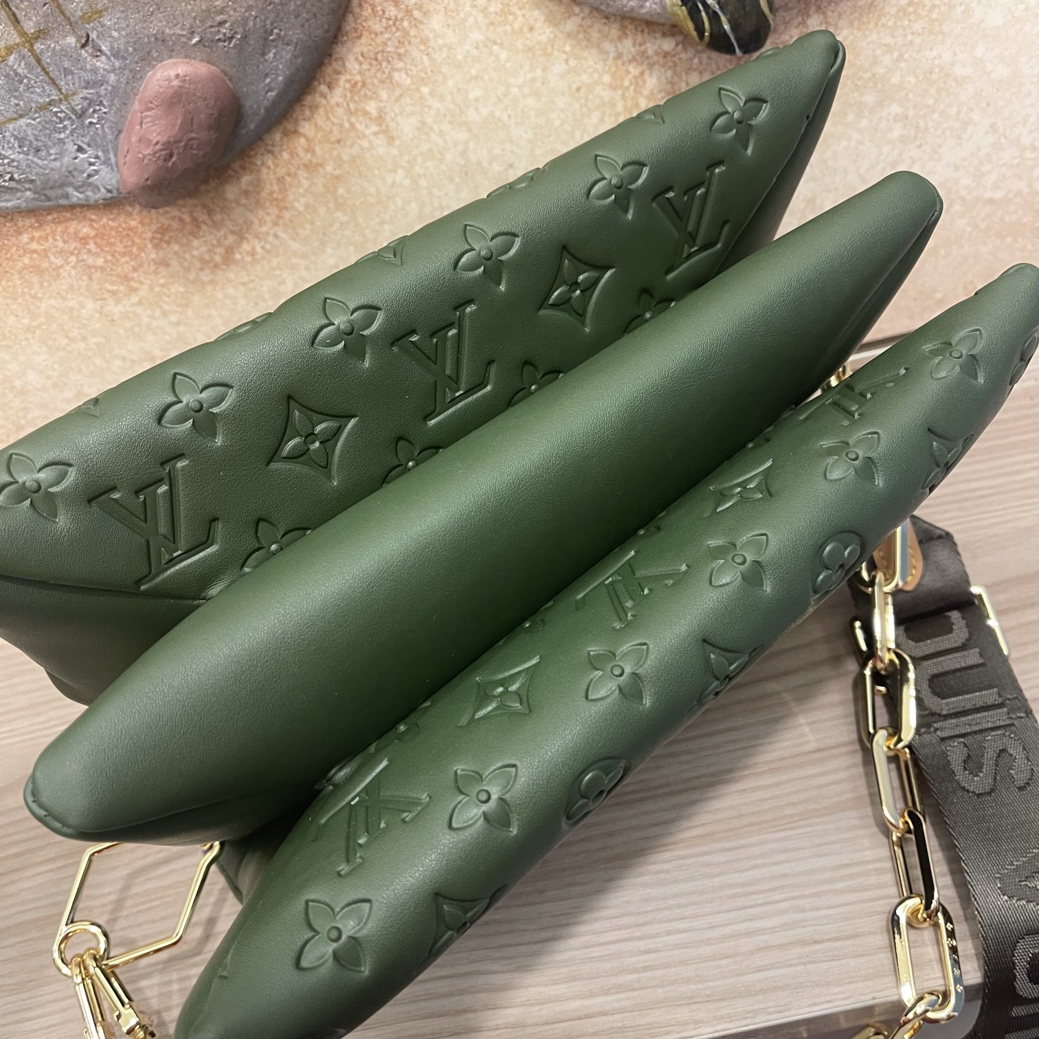 Replica Louis Vuitton Coussin Pm- Pink/Brown/Blue/Green