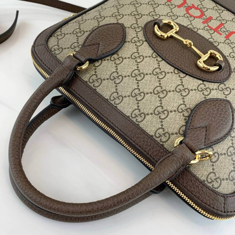 Replica Gucci 1955 Horsebit Medium Top Handle Bag 602206