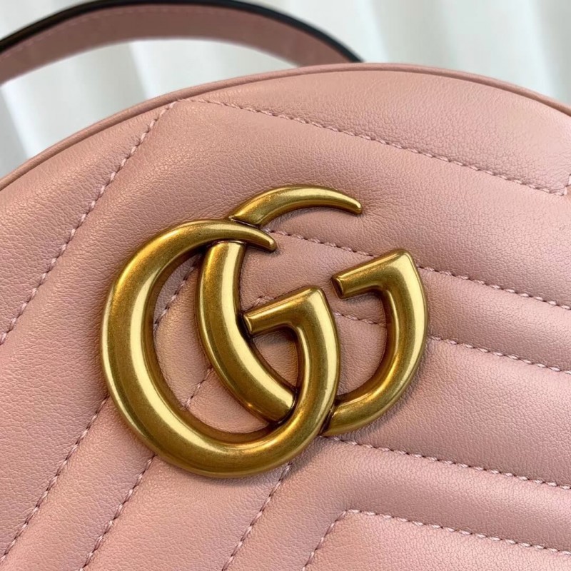 Replica Gucci Gg Marmont Quilted Leather Backpack 476671