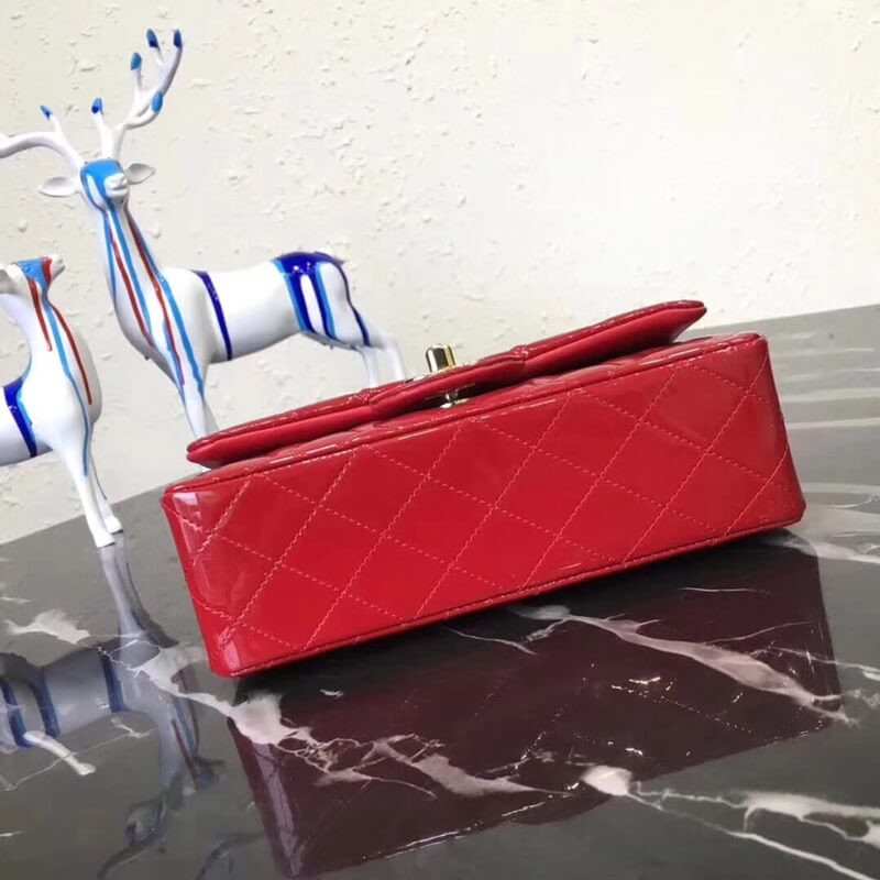 Replica Chanel Pantent Leather 20Cm Classic Flap Bag 1116