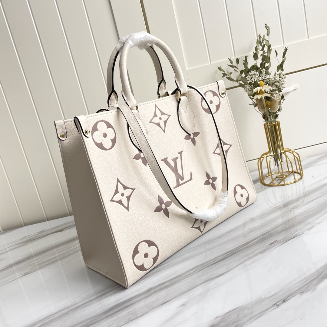 Replica Louis Vuitton Aaa-Onthego Mm Black/Beige