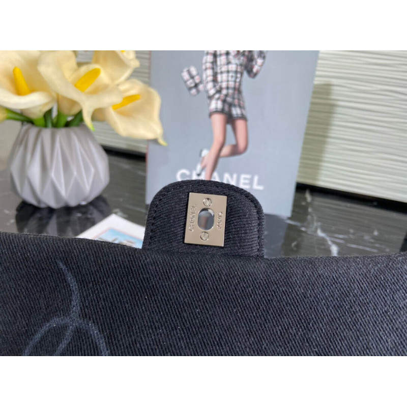 Replica Chanel Denim Classic Flap Medium Bag As2071