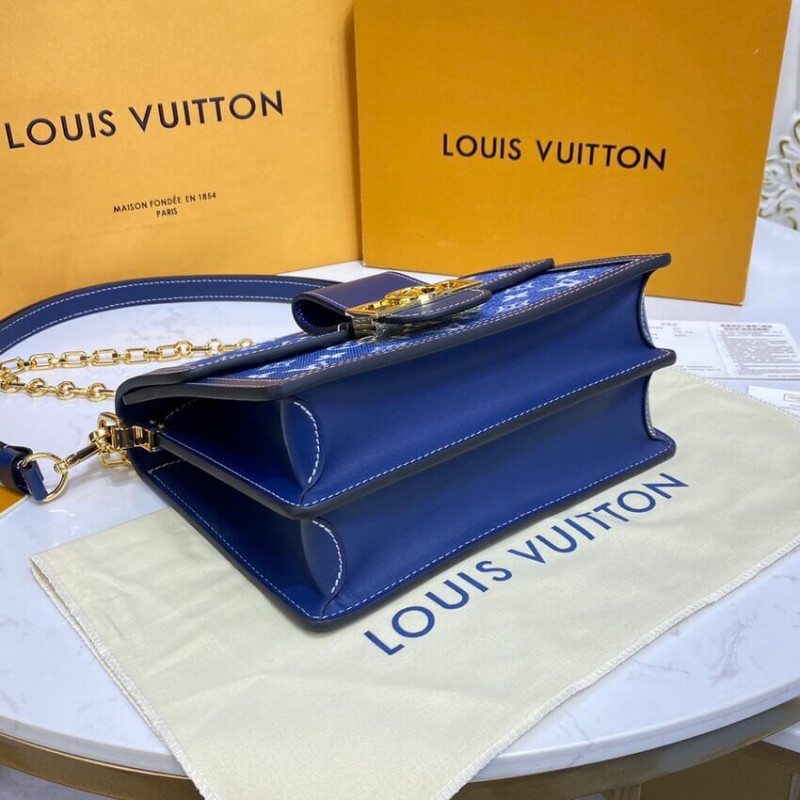 Replica Louis Vuitton Monogram Denim Dauphine Mm M59631