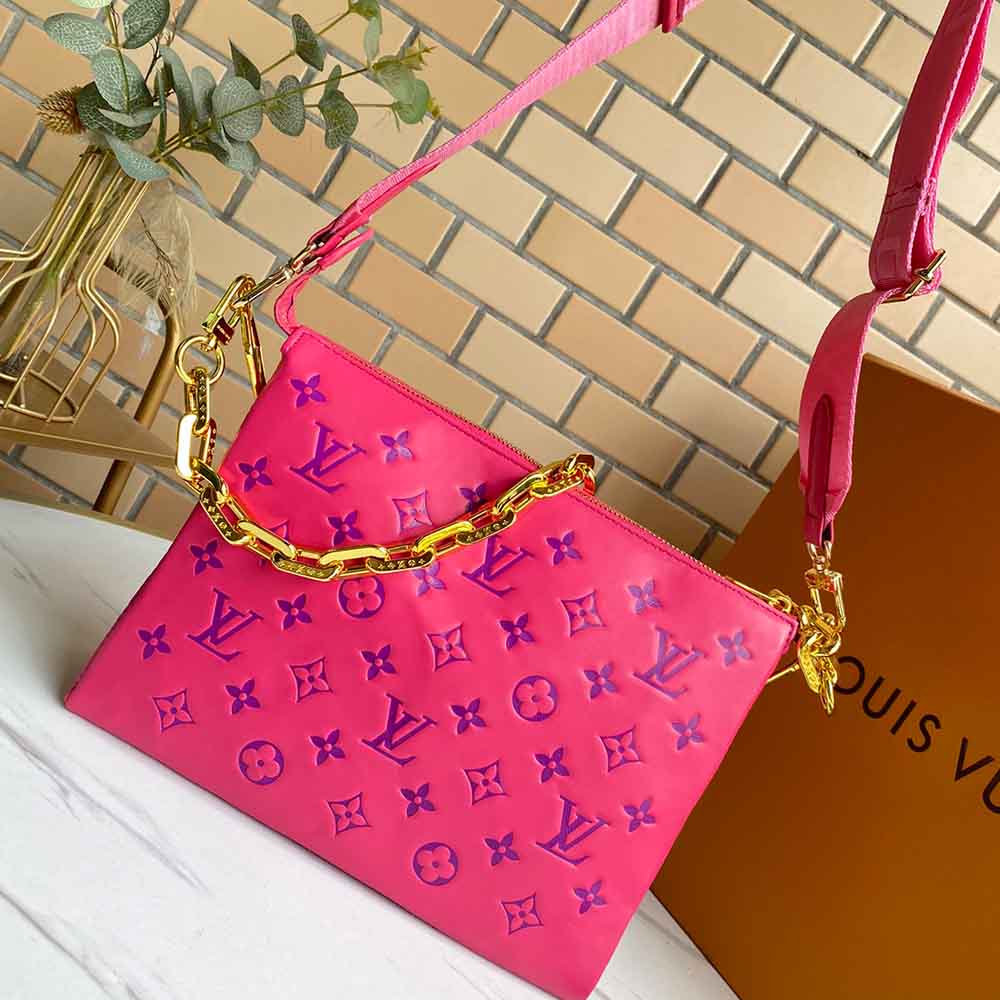 Replica Louis Vuitton Coussin Pm M58628 Pink/Dark Blue