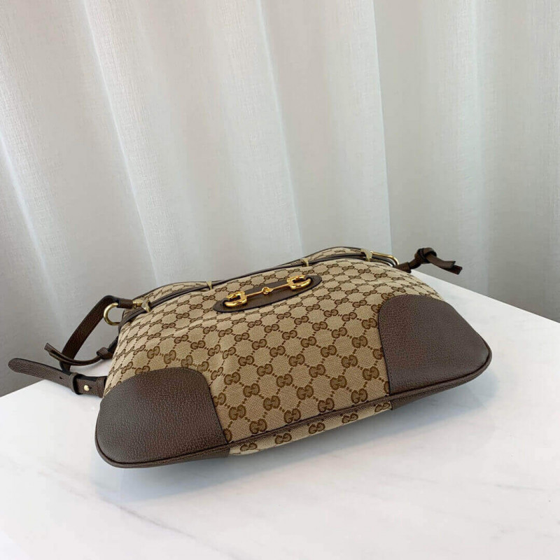 Replica Gucci 1955 Horsebit Gg Canvas Messenger Bag 602089