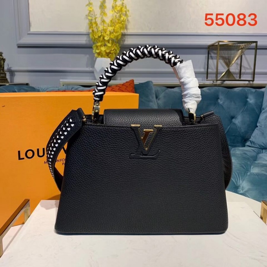 Replica Louis Vuitton Taurillon Leather Capucines Pm M55083