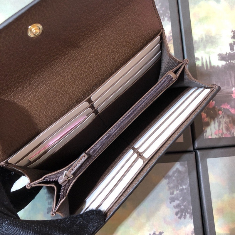 Replica Gucci Aaa-Ophidia Continental Wallet Beige