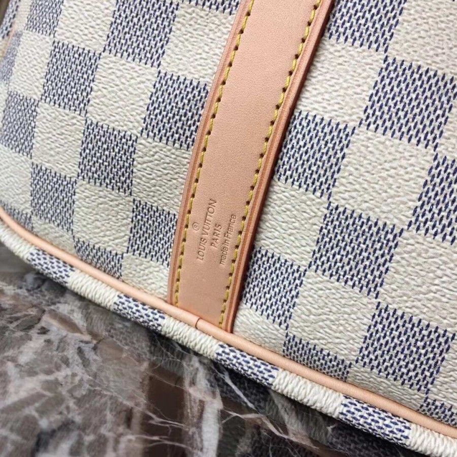 Replica Louis Vuitton Damier Azur Canvas Speedy Bandouliere 35 N41372
