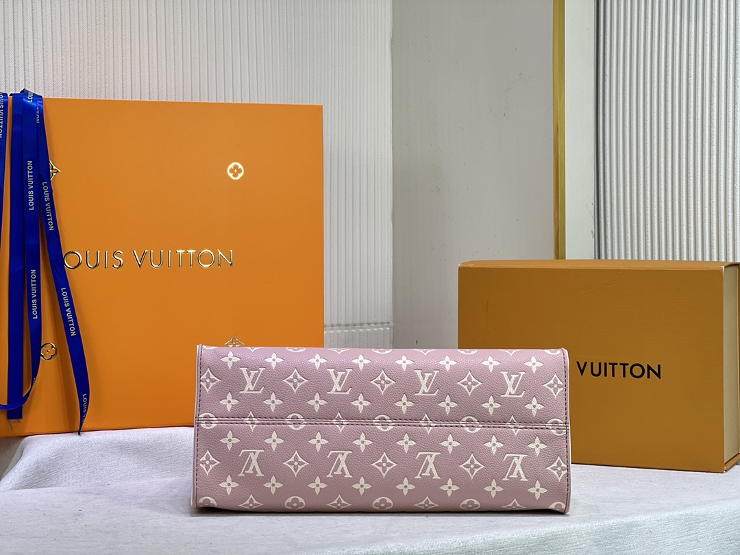 Replica Louis Vuitton Monogram A4 Leather Onthego Totes