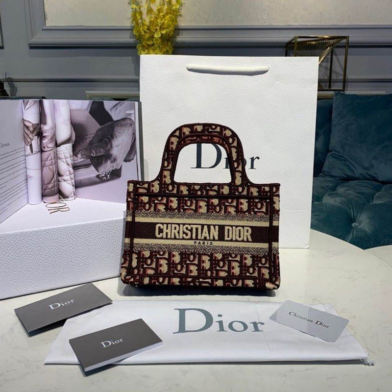 Replica Christian Dior Oblique Mini Book Tote M1271