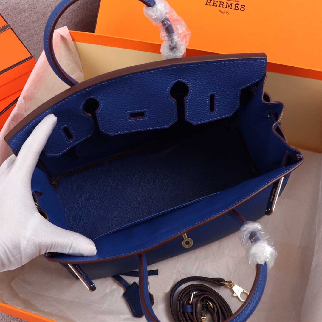 Replica Hermes Aaa-Birkin 25/30/35 Bag Beige/Orange/Navy