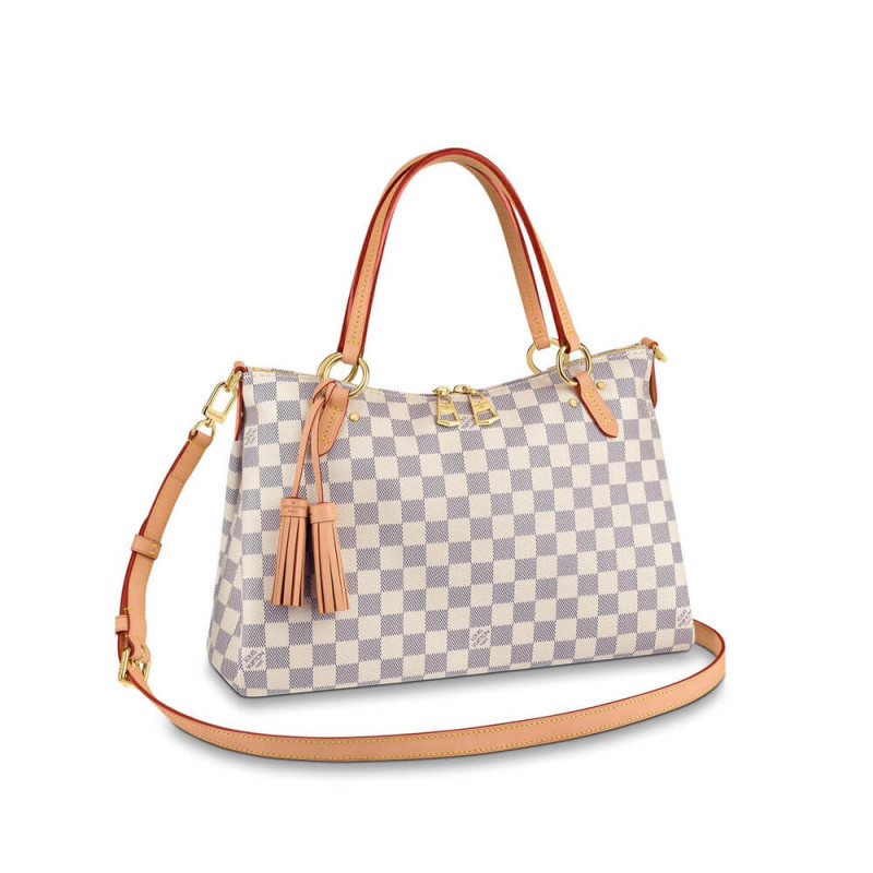 Replica Louis Vuitton Damier Azur Canvas Lymington N40022