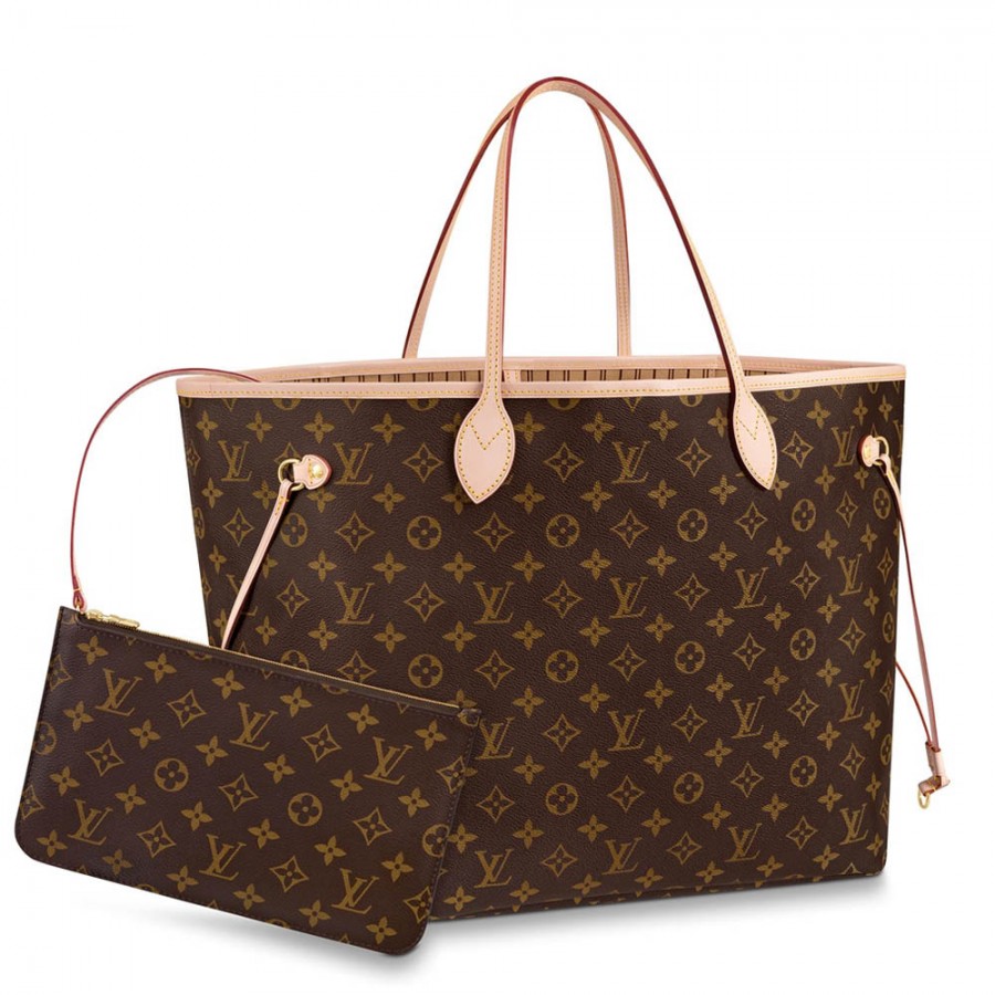 Replica Louis Vuitton Monogram Canvas Neverfull Pm/Mm/Gm M40995 M40990