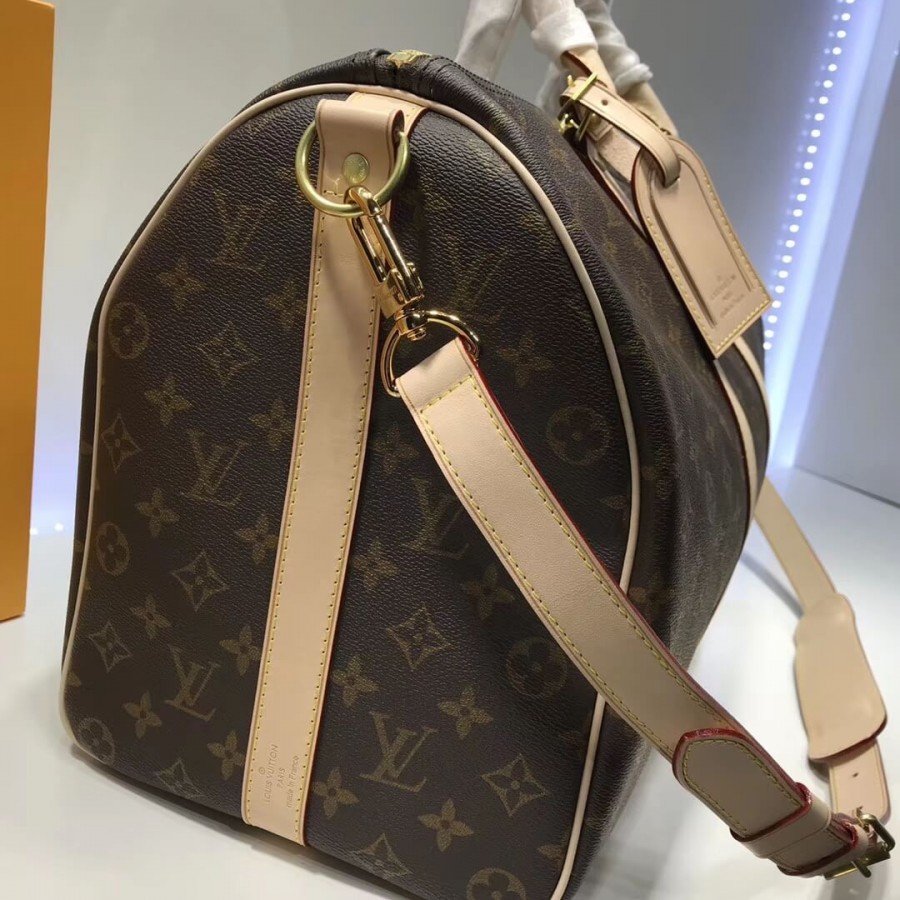 Replica Louis Vuitton Monogram Canvas Keepall Bandouliere 45 M41418