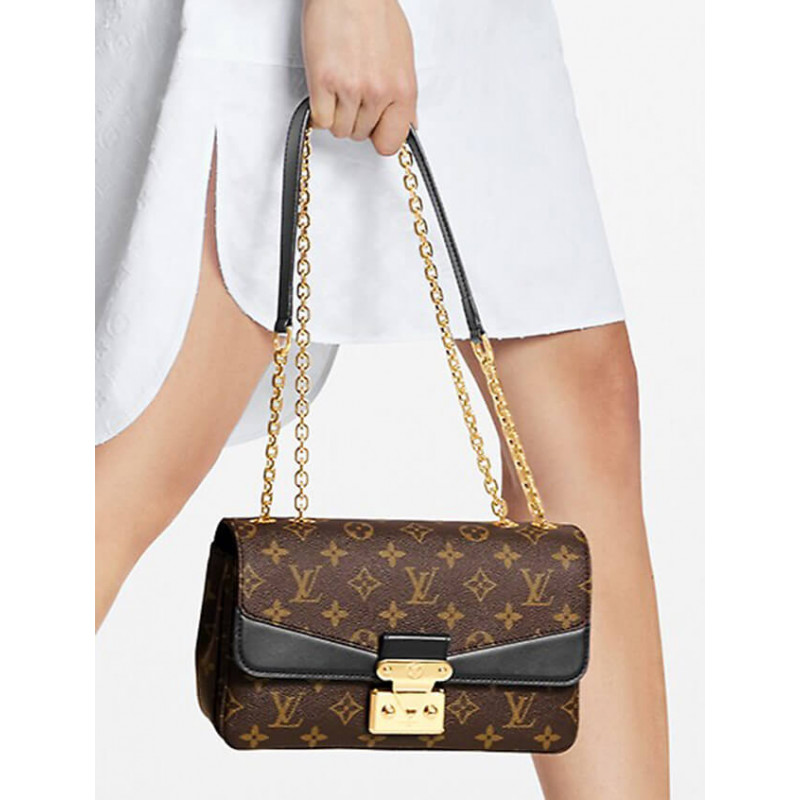 Replica Louis Vuitton Monogram Leather Marceau Should Bag M46126 M46127