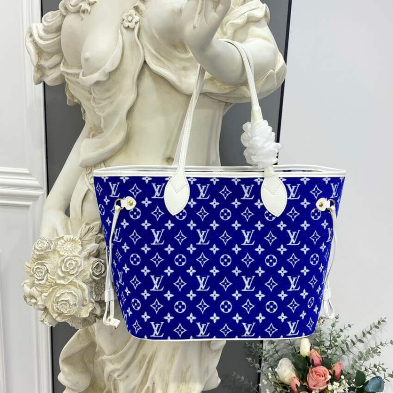 Replica Louis Vuitton Monogram Jacquard Velvet Neverfull Mm M46220