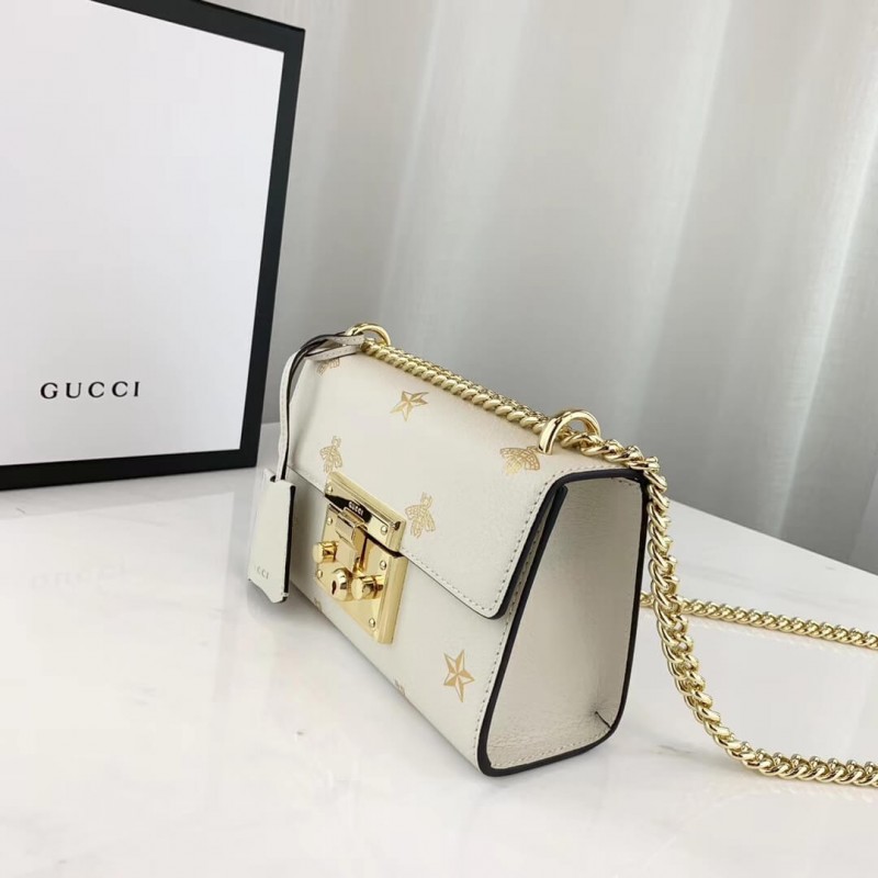 Replica Gucci Padlock Bee Star Small Shoulder Bag 432182